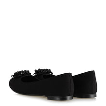 Load image into Gallery viewer, Women&#39;s Buckle Black Suede Babette