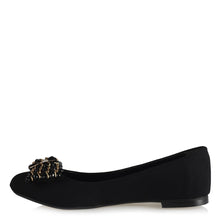 Load image into Gallery viewer, Women&#39;s Chain Buckle Black Babette