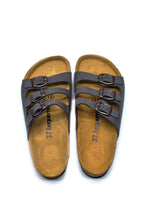 Load image into Gallery viewer, Unisex Anatomical Natural Footbed Multi-Band Leather Slippers